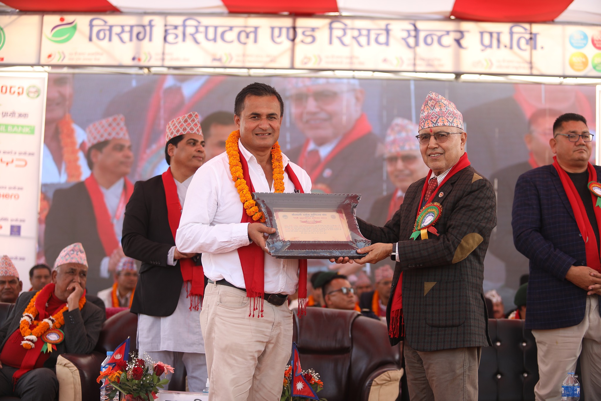 कृषि क्षेत्रकाे सम्मान पन्तलाई