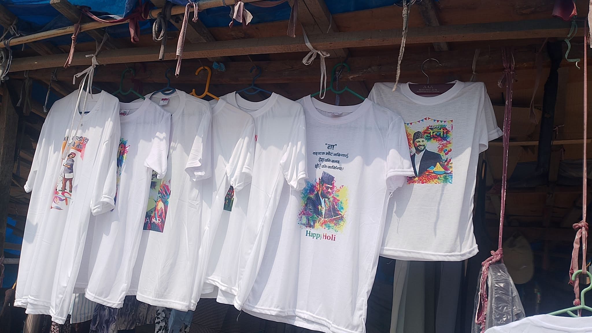 धनगढीमा निर्वाचन आचारसंहिताको उल्लंघन, उम्मेदवारको फोटो अंकित टिसर्ट खुलेआम