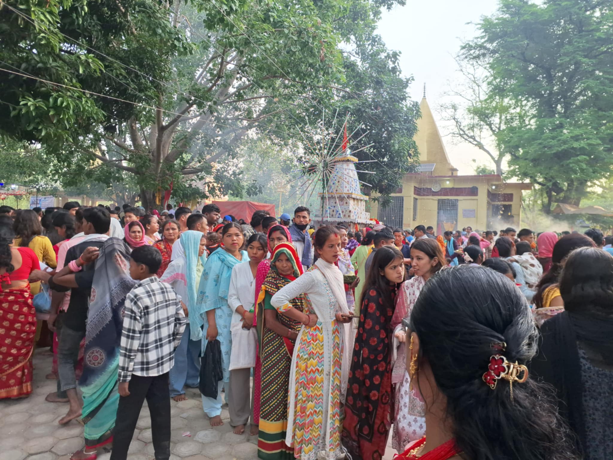 बेहडाबाबामा मेला, दर्शनार्थीको भिड