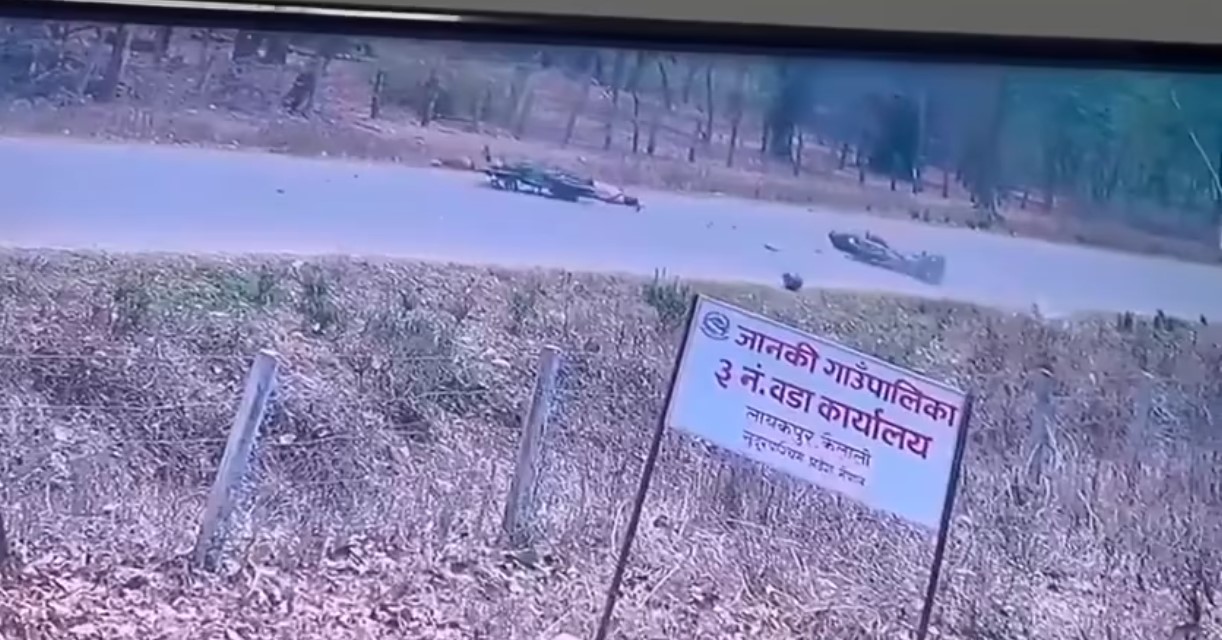 कैलालीमा दुई मोटरसाइकल ठोक्किंदा एकजनाको मृत्यु, तीन घाइते