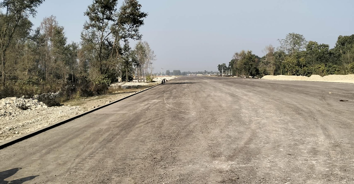 मझगाउँ विमानस्थल निर्माणको ठेक्का सकिन ४० दिन बाँकी, बल्ल थालियाे इआइएको काम
