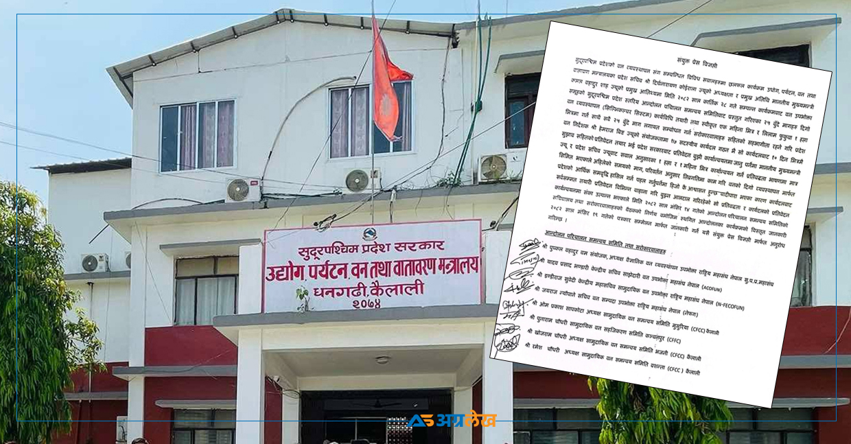 सुदूरपश्चिम सरकारले लिलाम रोक्दा कुहिँदै काठ, नीति नहुँदा वन संरक्षणमा चुनौती