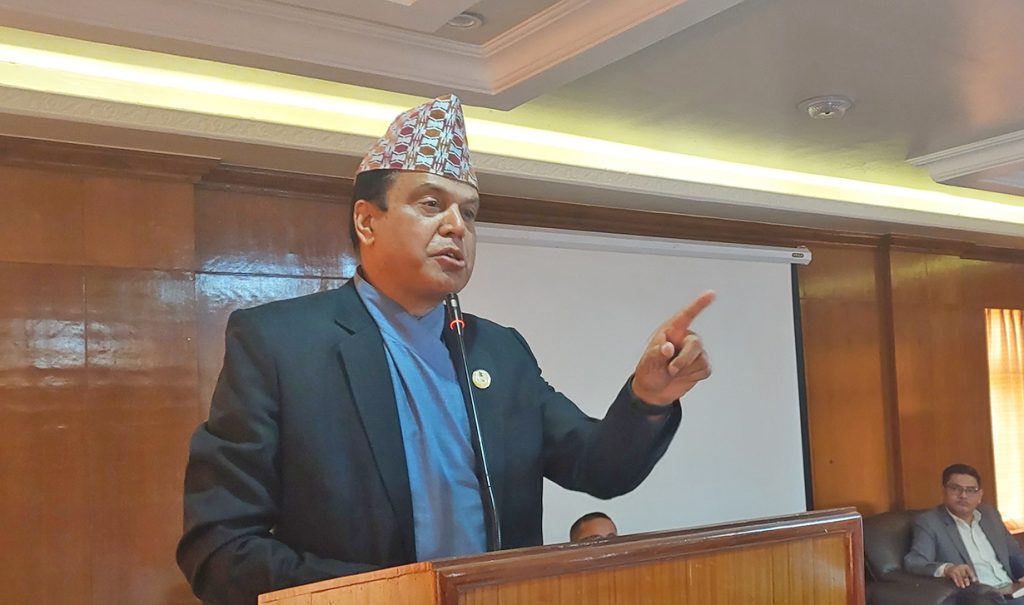 बागमती प्रदेशका सभामुख पाठकले दिए राजीनामा