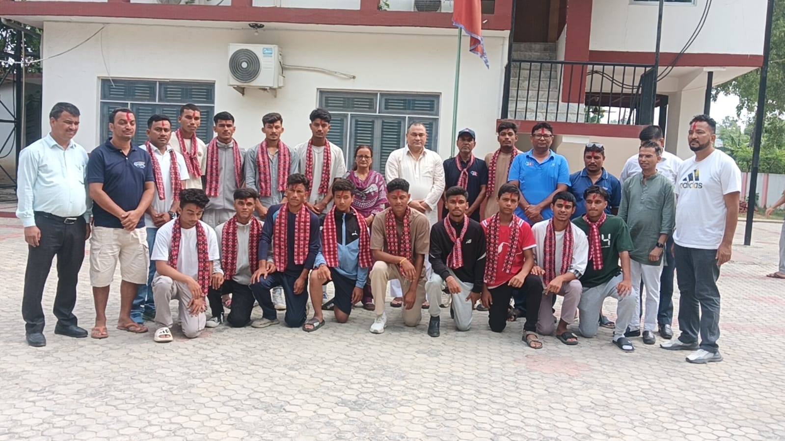 सुदूरपश्चिमका मुख्यमन्त्री शाहद्वारा खेलाडीलाई बिदाइ