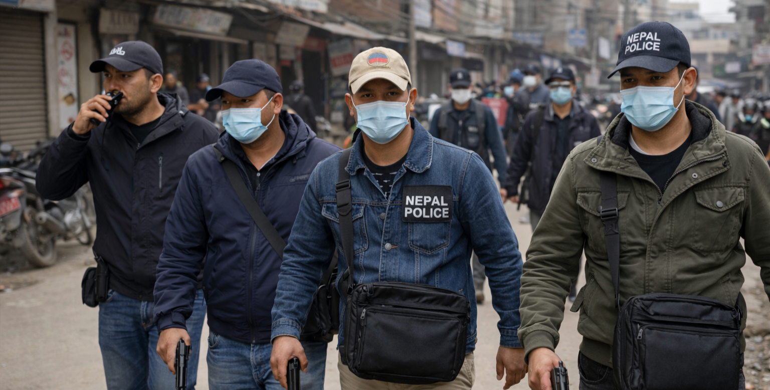 सादा पोसाकमा ‘मार्सल टोली’ परिचालन, टीकापुर र बाजुरा विशेष निगरानीमा