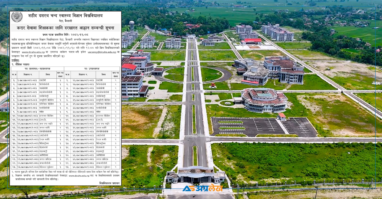 गेटामा चिकित्सा शिक्षा अध्यापनको तयारी, ७७ जना प्राध्यापकको माग