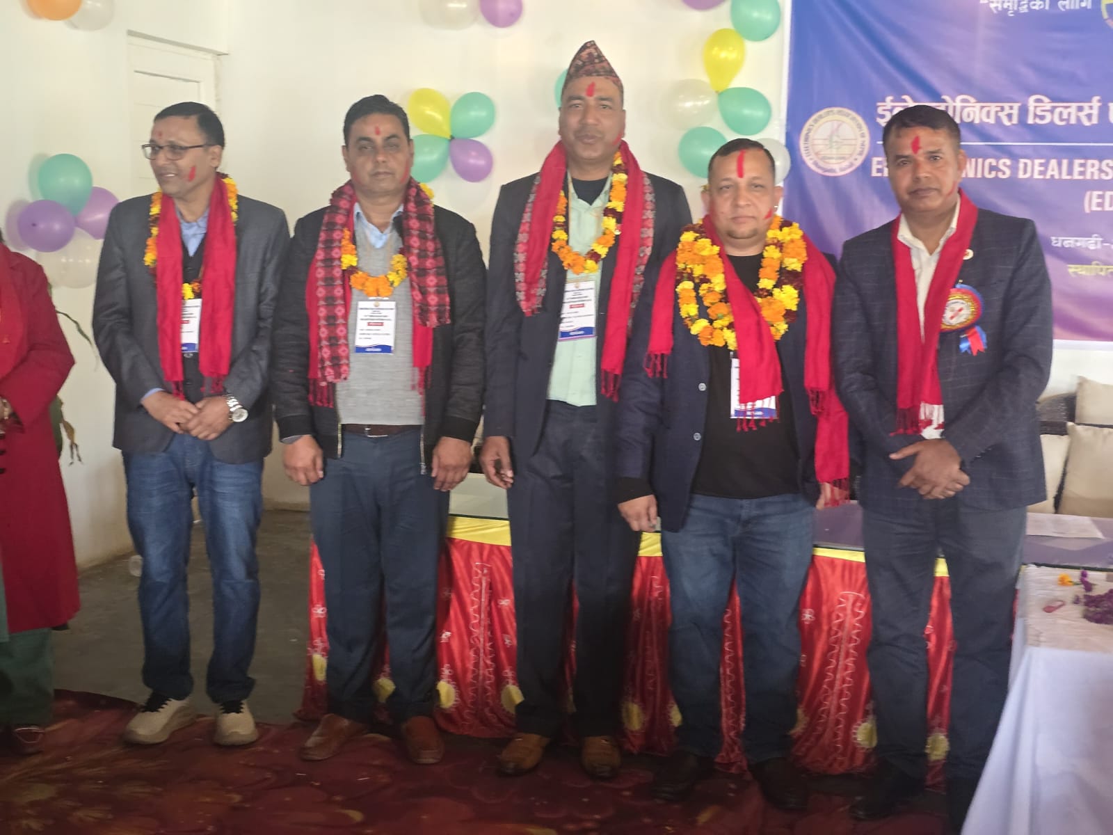 इलेक्ट्रोनिक्स डिलर्स एसोसिएसन अफ नेपालको अध्यक्षमा टेकराज पनेरु निर्विरोध निर्वाचित