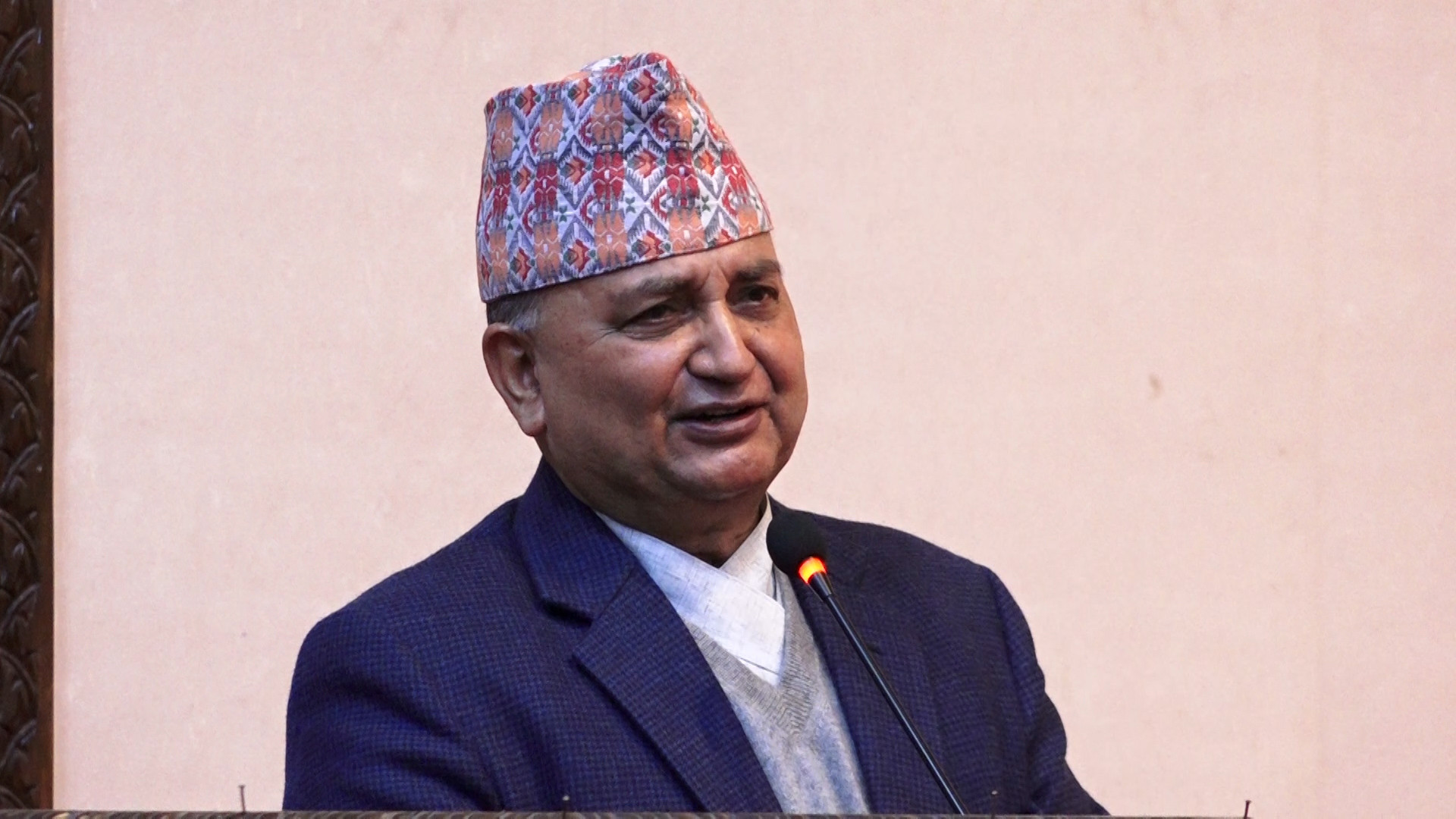 ईश्वर पोखरेलले गरे एमाले अध्यक्षमा उम्मेदवारी घोषणा