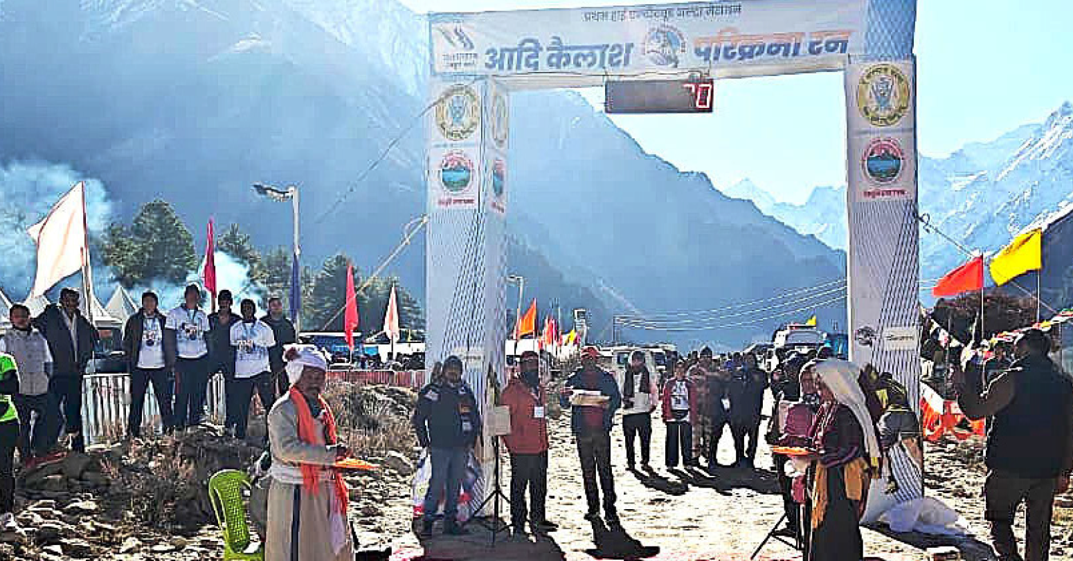 नेपाल भूमि लिपुलेकमा भारतको म्याराथन