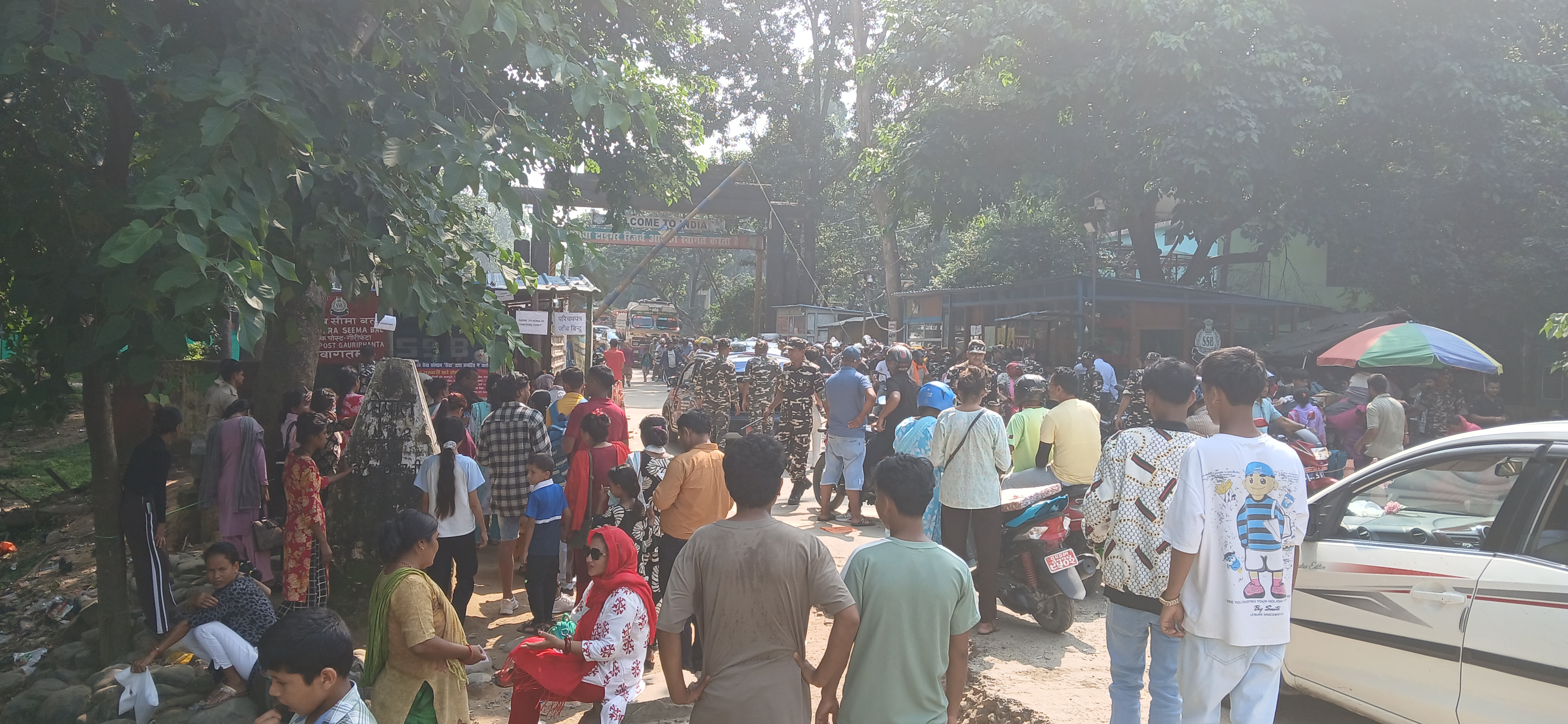 सीमावर्ती भारतीय बजारमा किनमेल गर्नेको घुइँचो