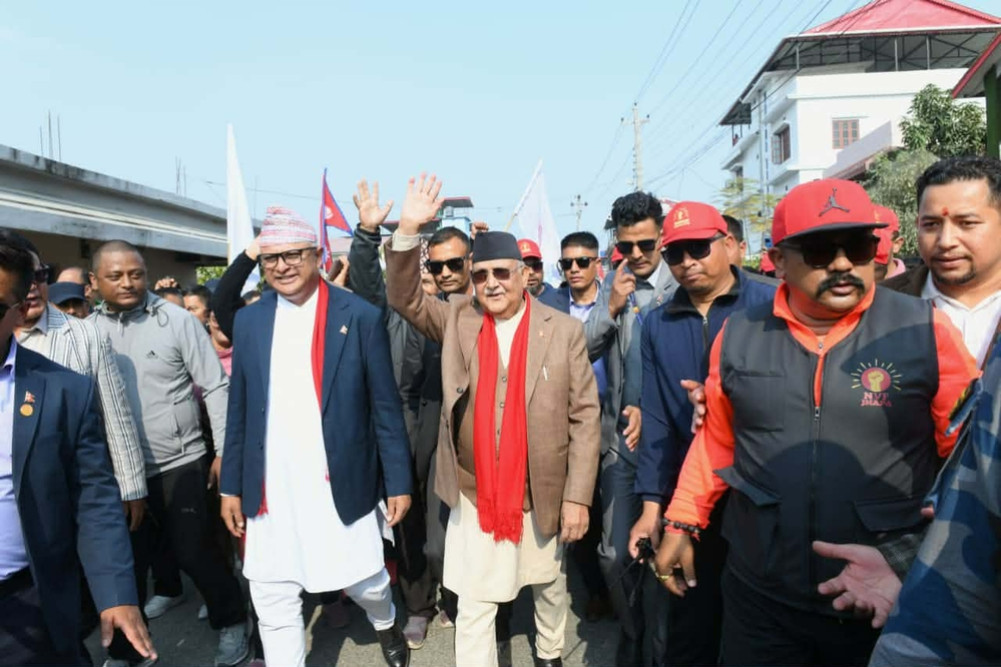 एमाले अध्यक्ष ओलीले झापा क्षेत्र नम्बर ५  दिए उम्मेदवारी