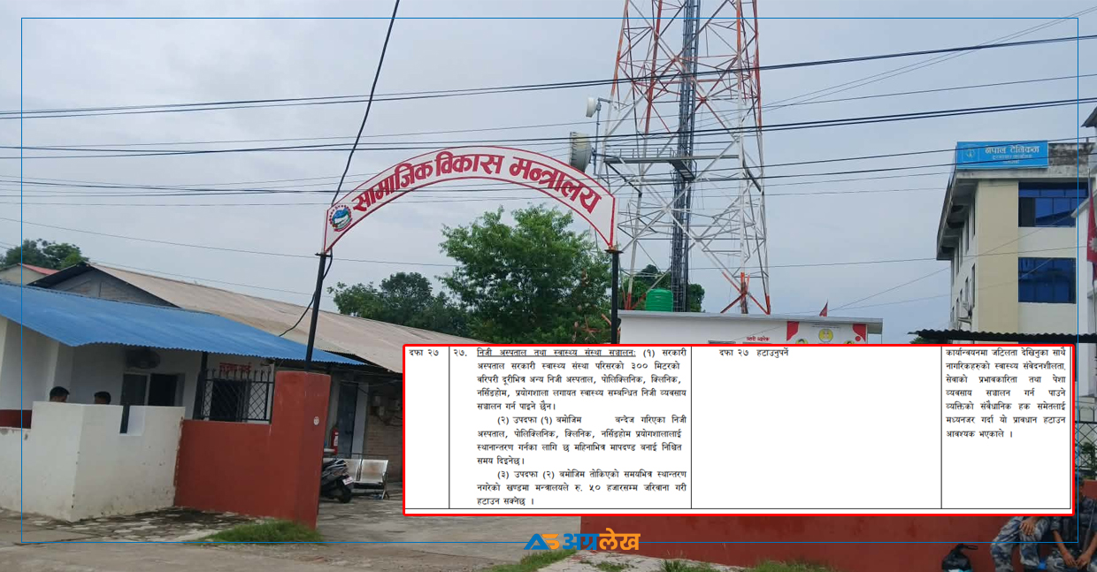 सुदूरपश्चिम सरकार निजी अस्पताल सञ्चालकको प्रलोभनमा, हटाउँदै दूरीको प्रावधान