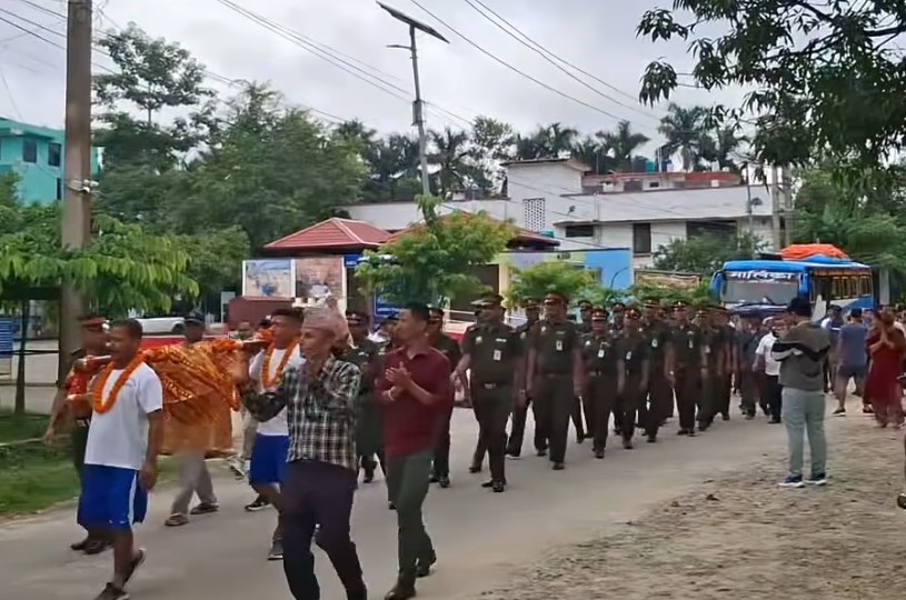 धनगढीबाट सरकारी पूजा टोली बडीमालिकामा प्रस्थान