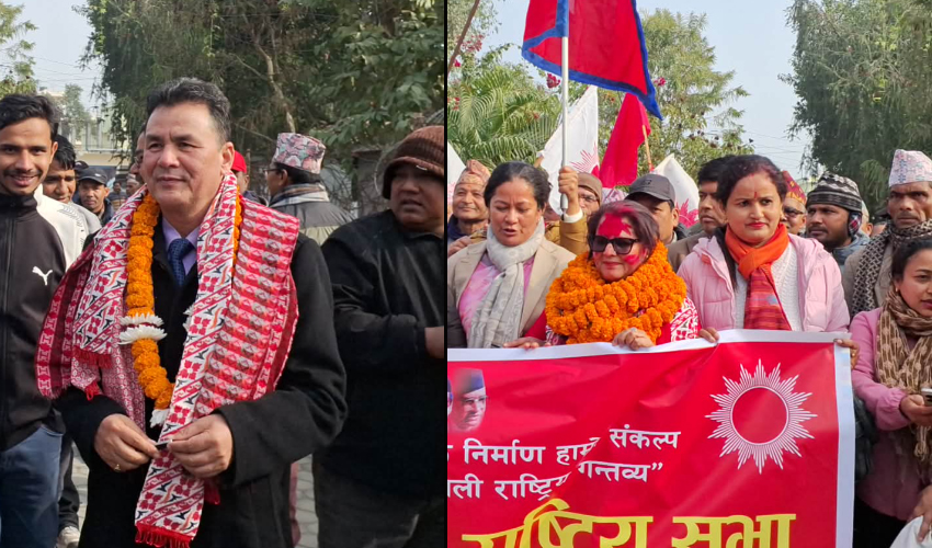 सुदूरपश्चिममा कांग्रेस–एमालेबाट खाती र भण्डारीले गरे उम्मेदवारी दर्ता