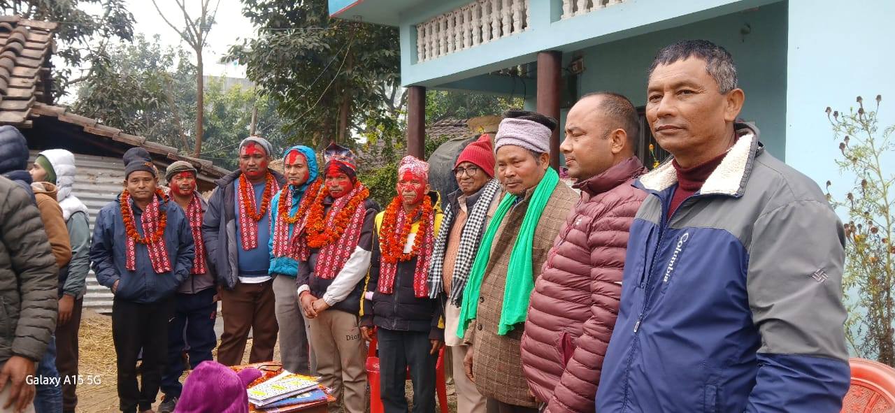 कैलालीका थारु गाउँमा चुनिन थाले नयाँ भल्मन्सा